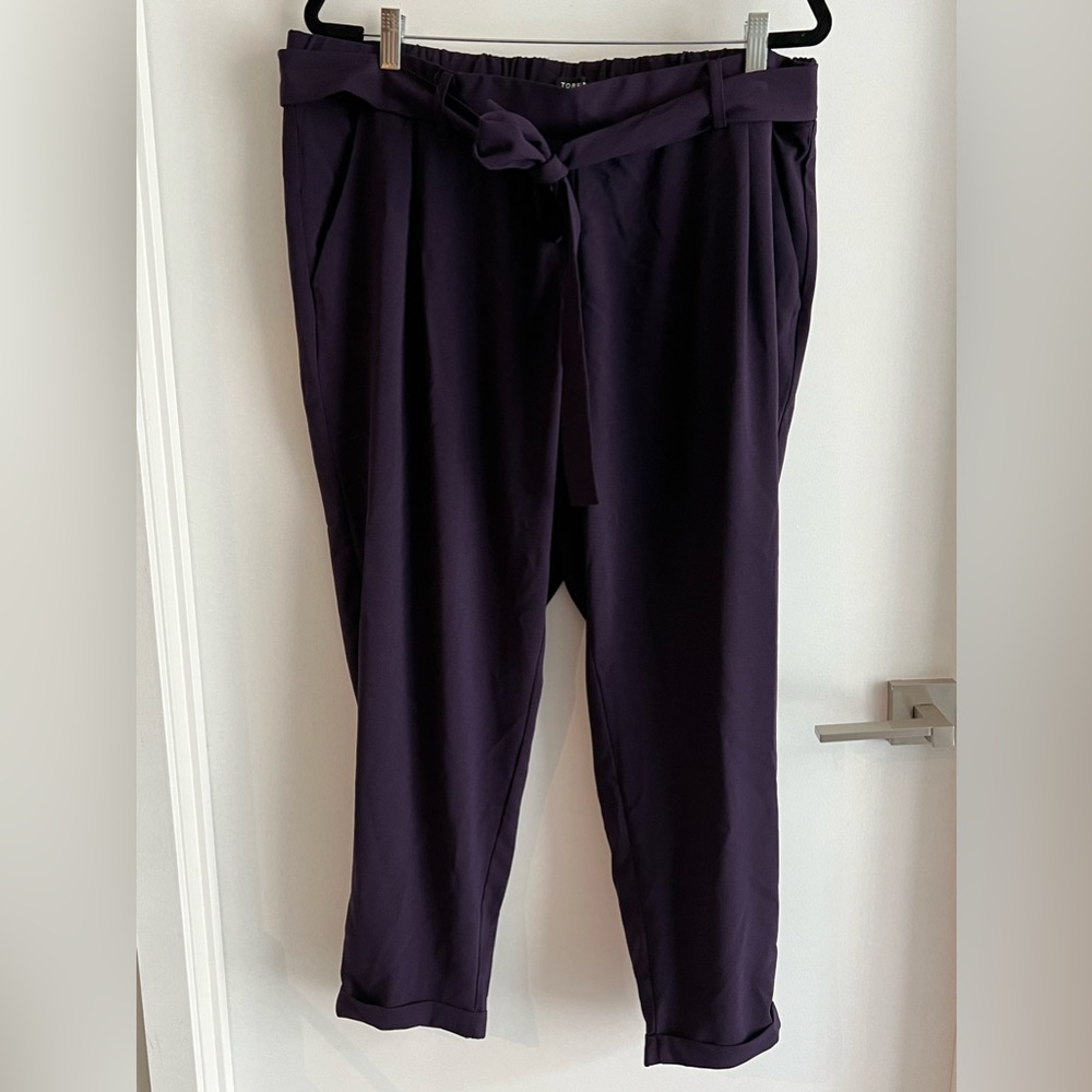 BRAND NEW Tapered Purple Trouser with Tags